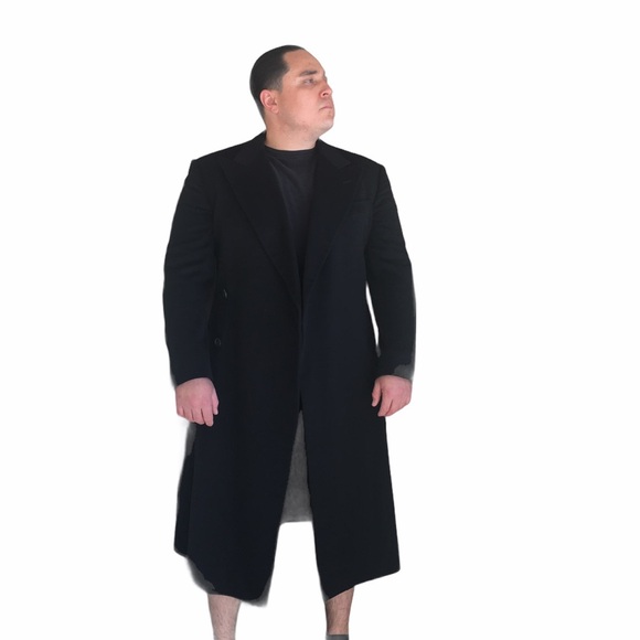 Armani Neumann Marcus black large coat size 42/C - Picture 14 of 15